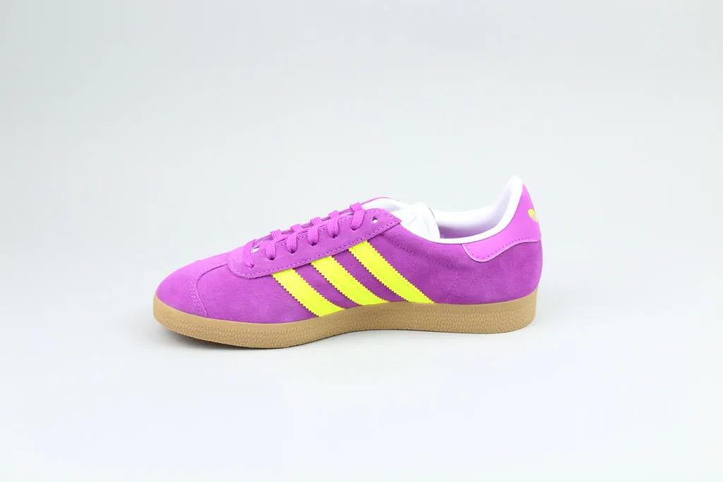 Adidas Gazelle 'Purple Burst Solar Yellow'