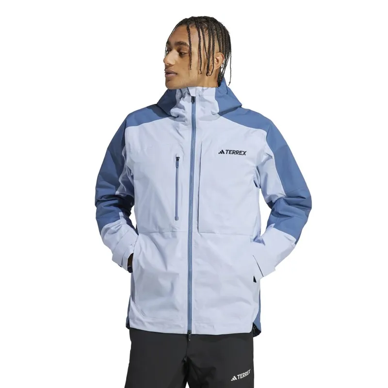 adidas Heren Terrex Xploric Rain.rdy Waterdichte Hoodie met Capuchon Blauwe Schemering