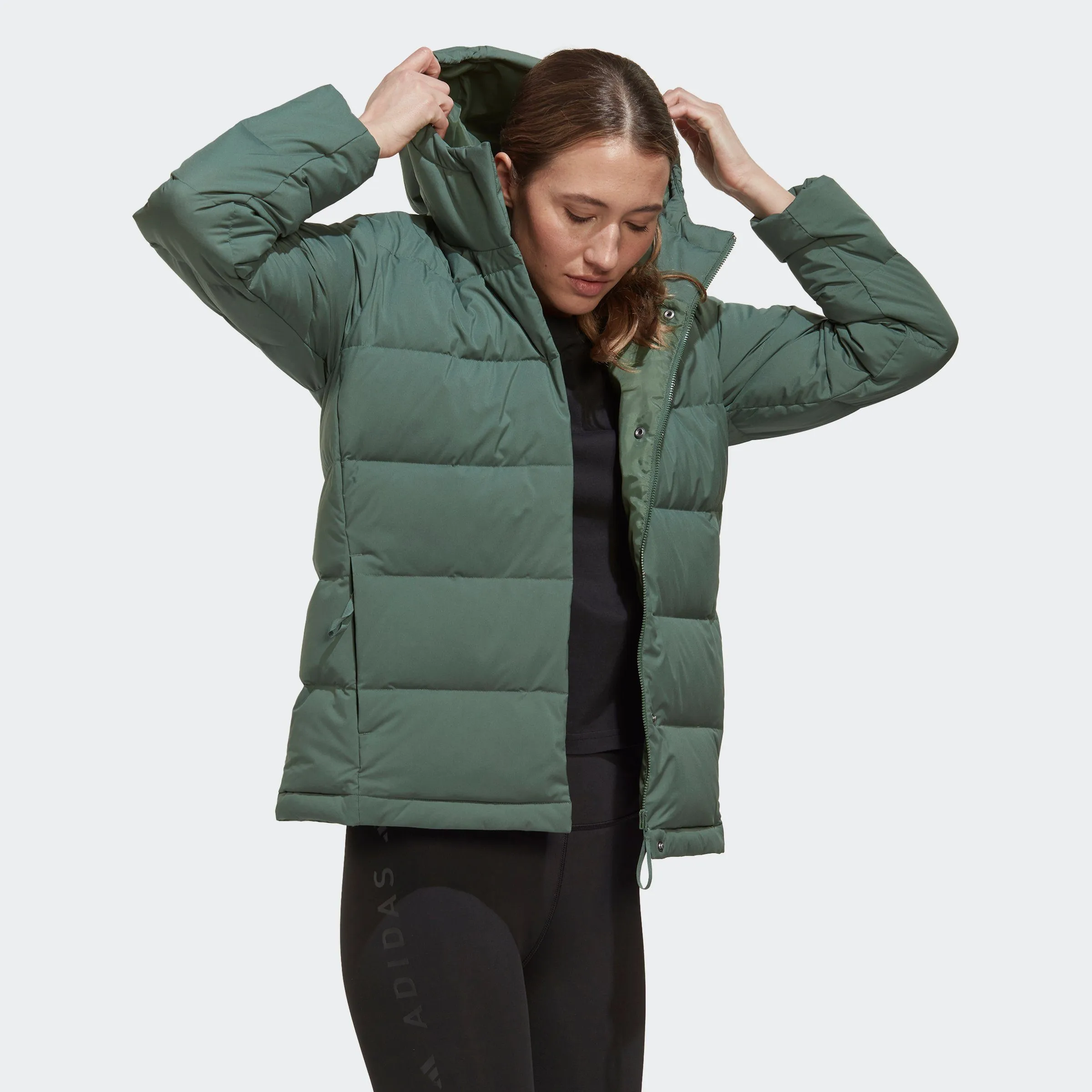 adidas Sportswear Outdoorjack HELIONIC HOODED donsjack