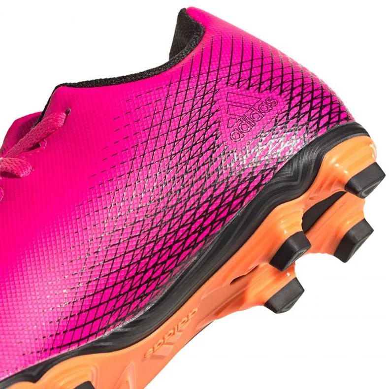 Adidas X Ghosted.4 FxG M FW6950 voetbalschoenen veelkleurig roze