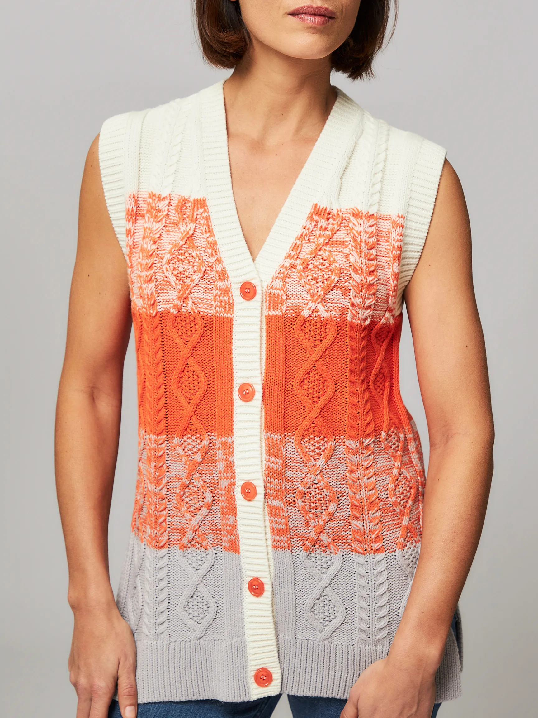 Baum und Pferdgarten Cove, wool mix cardigan with pattern