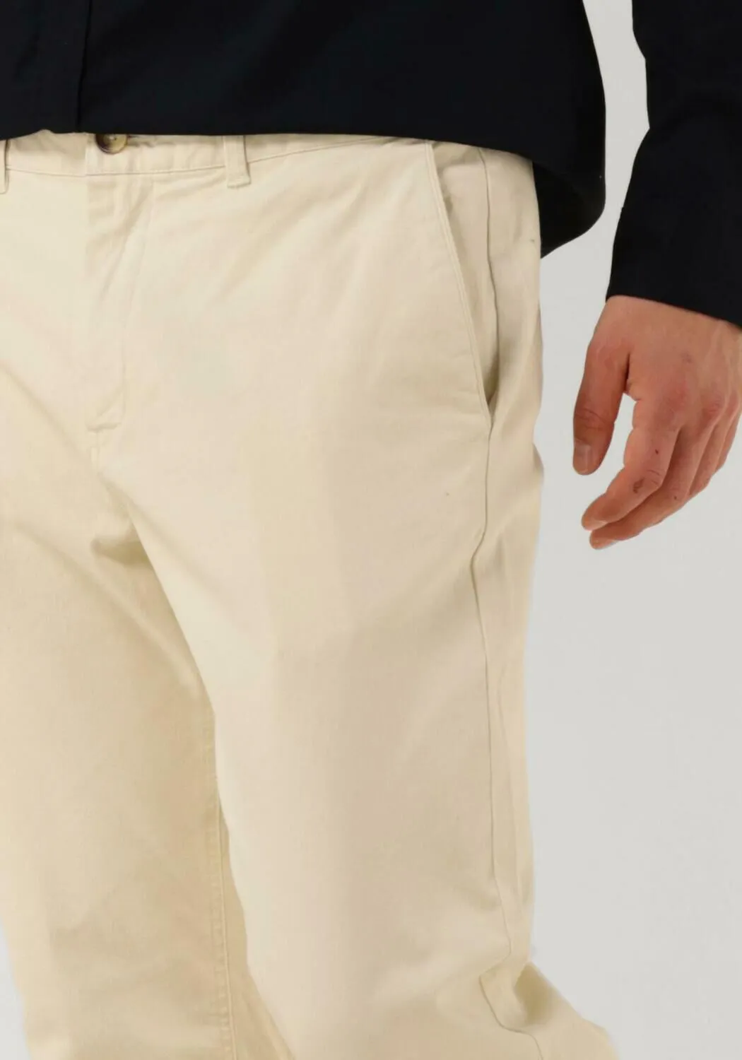 BEIGE SCOTCH & SODA CHINO DRIFT  GARMENTDYED STRETCH COTTON TWILL CHINO