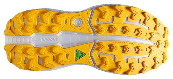 Brooks Caldera 7 Grijs Geel Roze Damesschoenen