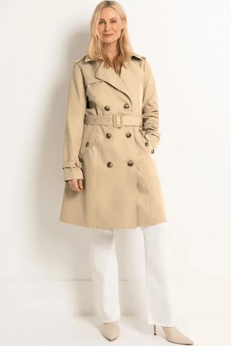 CLAUDIA STRäTER TRENCHCOAT MET STRIKCEINTUUR