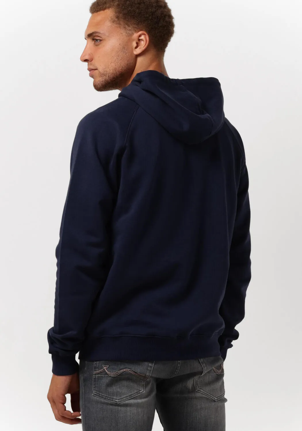 donkerblauwe forét trui maple hoodie