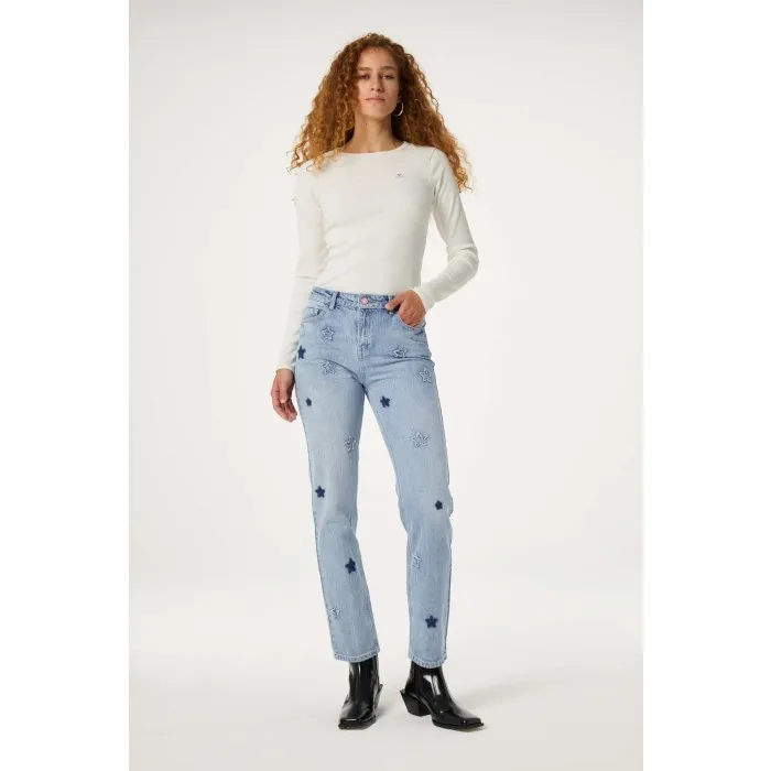 FABIENNE CHAPOT RELAXEDFIT JEANS BLAUW