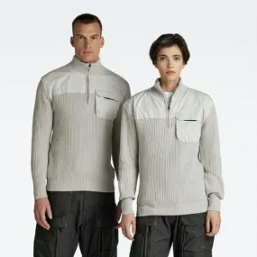 G-STAR RAW Army half zip knit grijs D22084-C868-1295