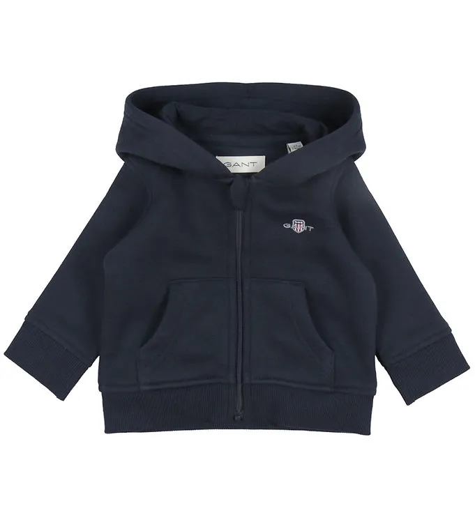GANT CARDIGAN  SHIELD  EVENING BLUE