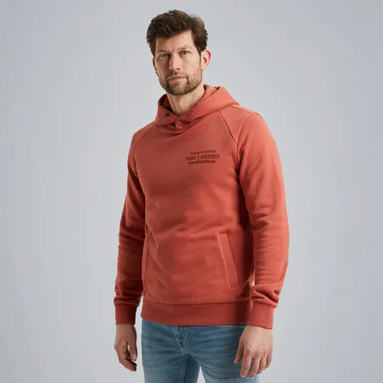 Hoodie van terry sweatstof