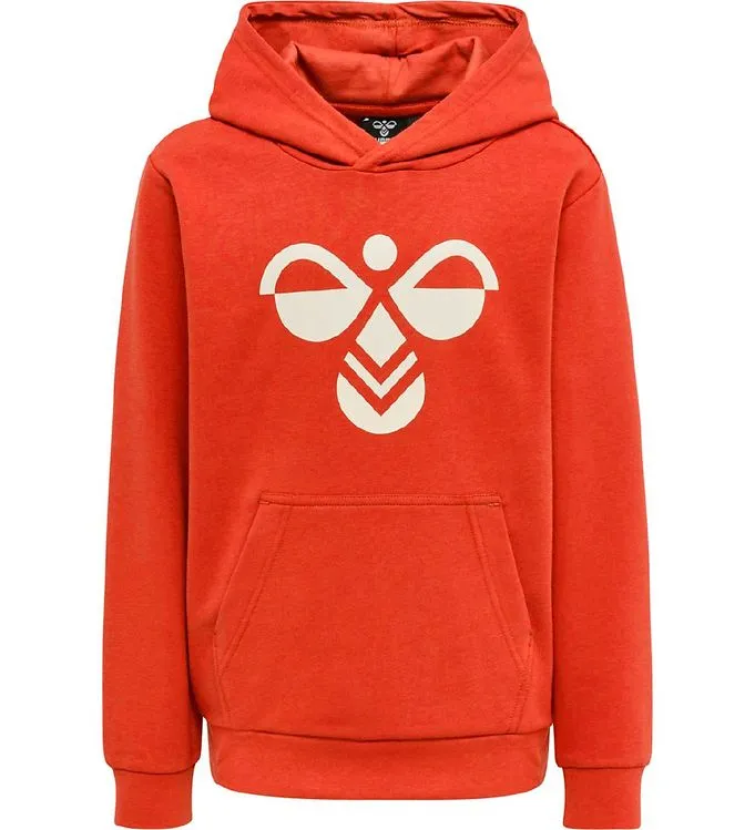 HUMMEL HOODIE  HMLCUATRO  CHERRY TOMAAT