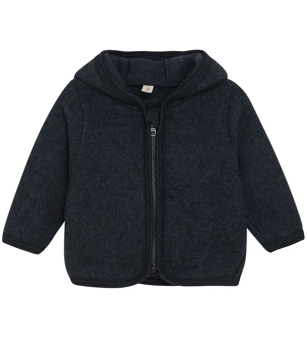 HUTTELIHUT CARDIGAN  WOL  FLEECE  NAVY M. OREN