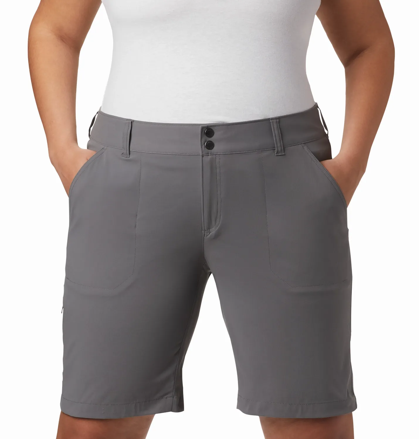 Korte broek Columbia Women Saturday Trail City Grey 10 Inch