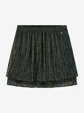 Korte glitter rok met lagen