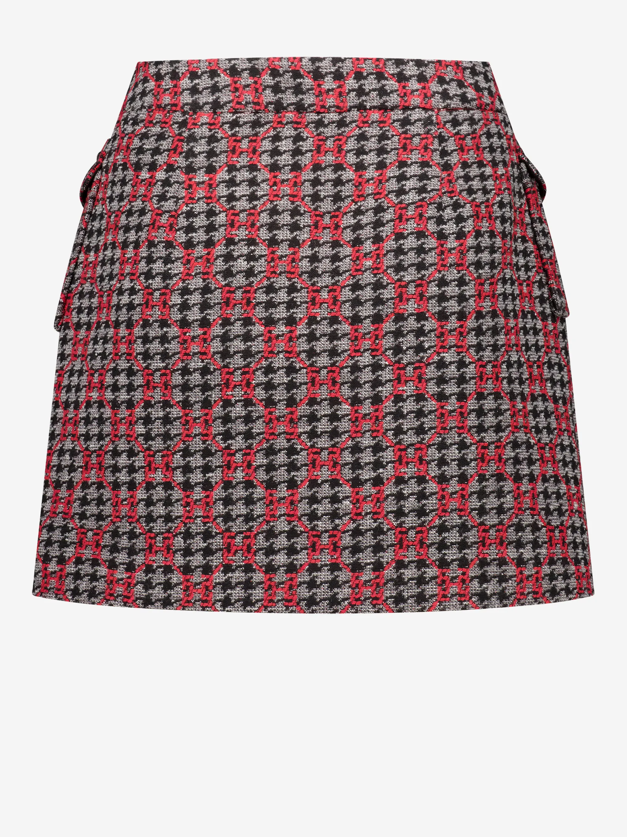 Korte tweed rok