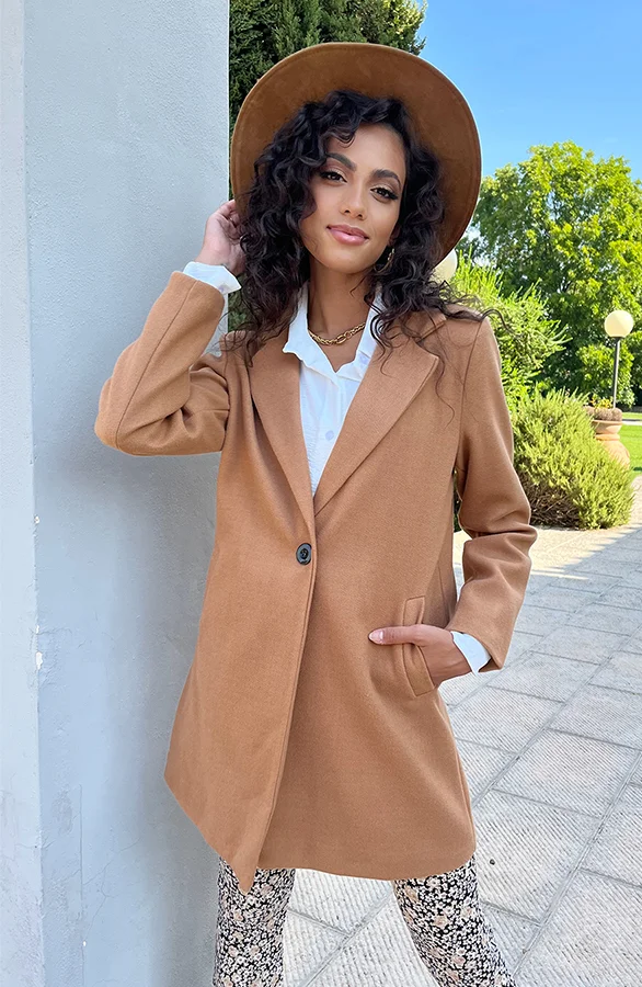 Midi Trenchcoat Camel