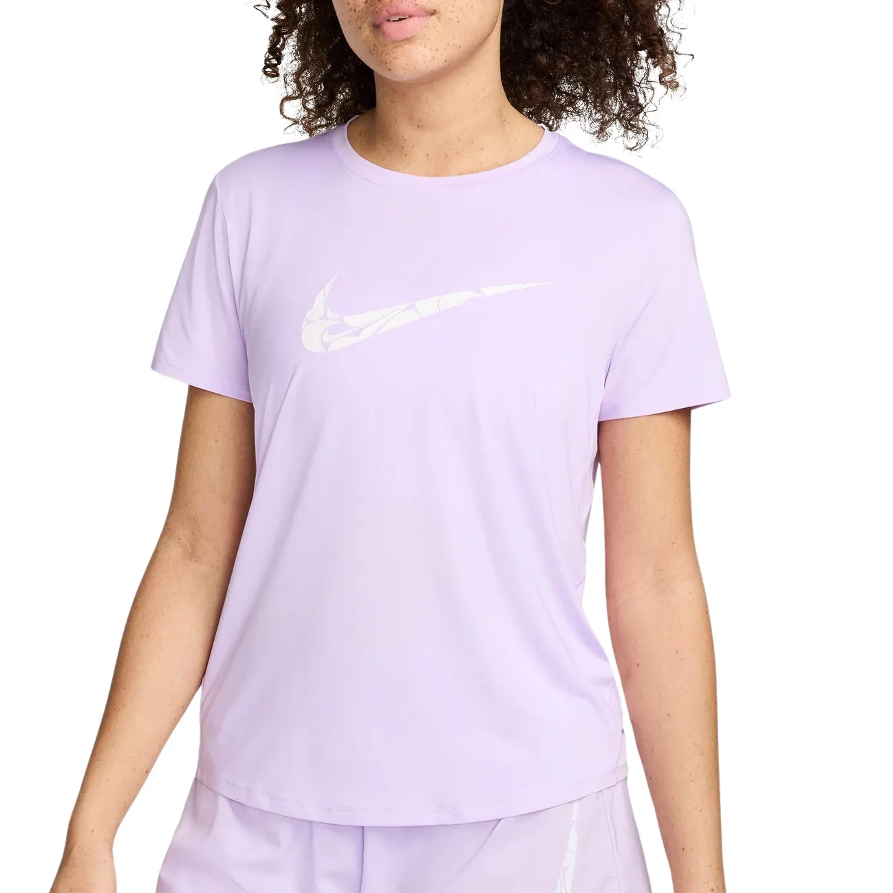 NIKE ONE SWOOSH DRIFIT HARDLOOPTOP MET KORTE MOUWEN VOOR DAMES PAARS