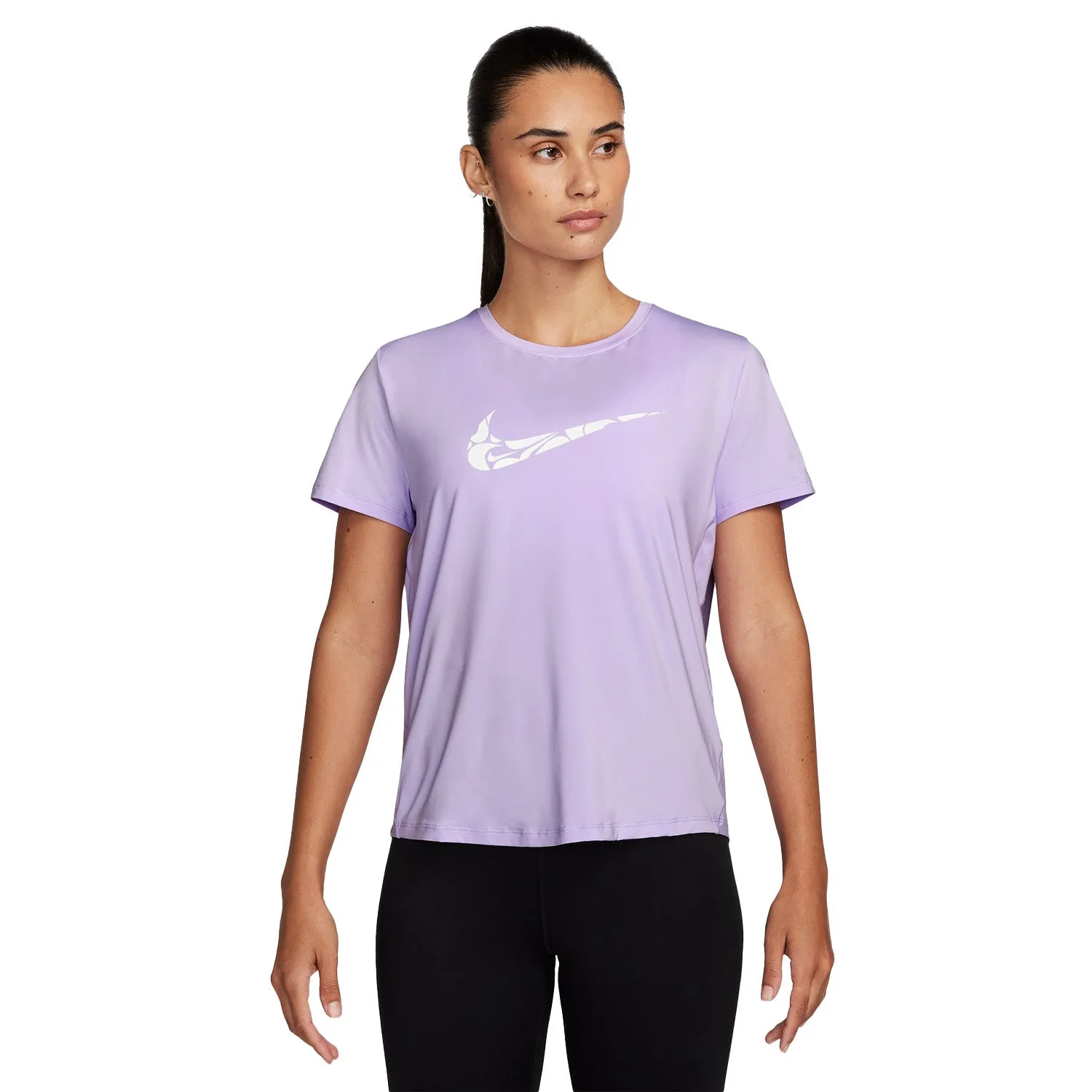 NIKE ONE SWOOSH DRIFIT HARDLOOPTOP MET KORTE MOUWEN VOOR DAMES PAARS