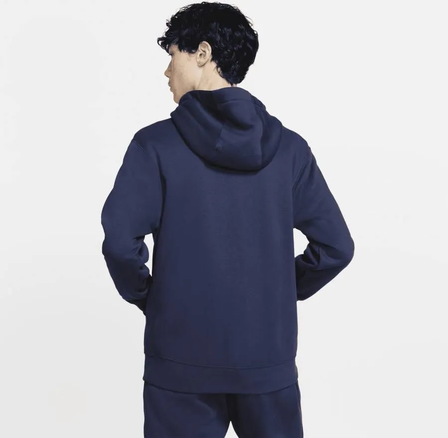 Nike Sportswear Club Fleece Hoodie met rits voor heren Blauw