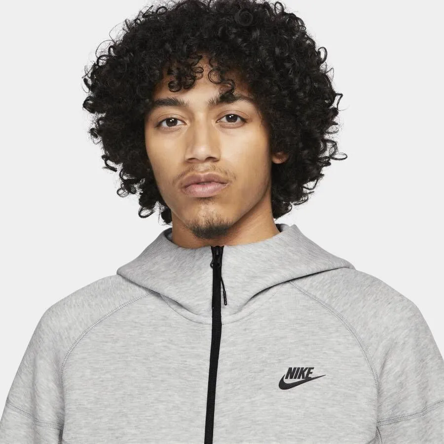 Nike Sportswear Tech Fleece Windrunner Hoodie met rits voor heren Grijs