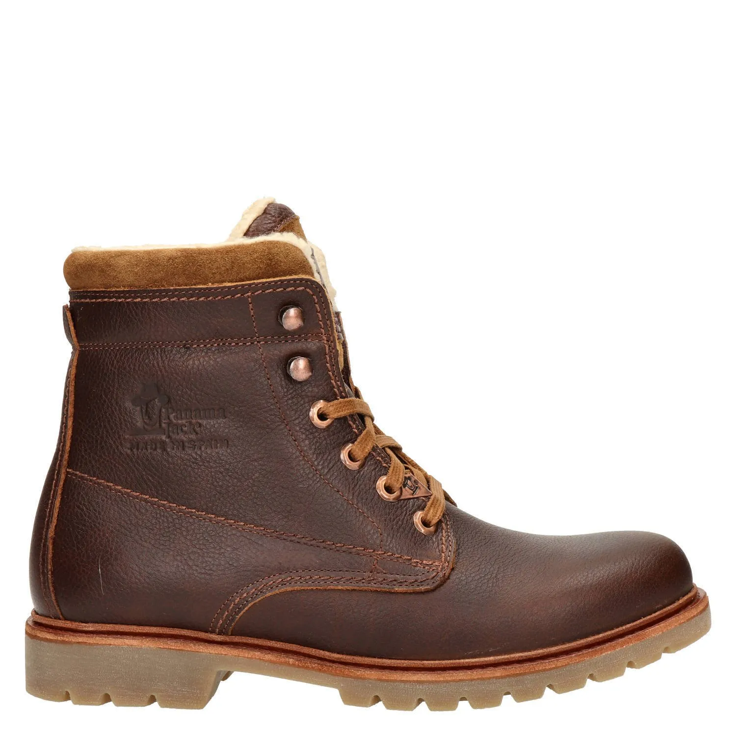 Panama Jack Aviator leren enkelboots  