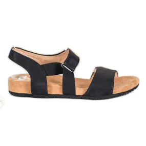 SHELOVET Comfortabele zwarte sandalen