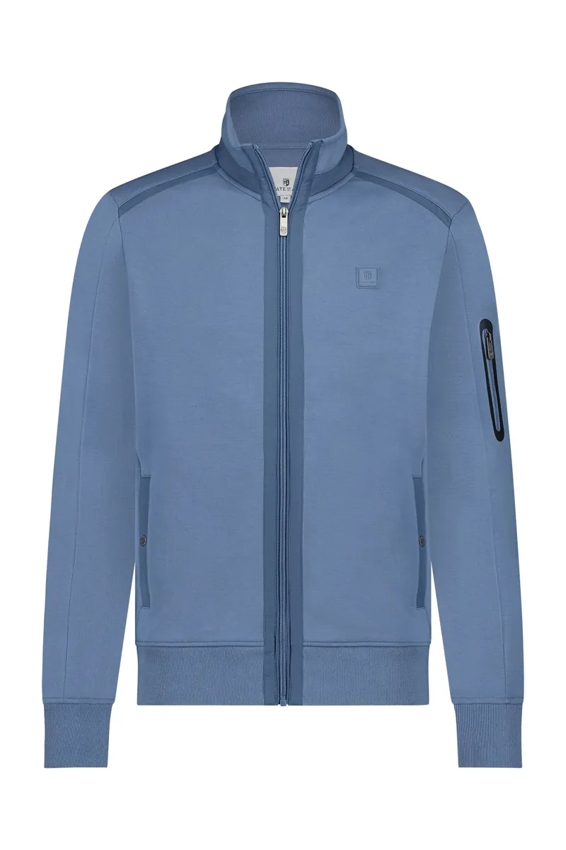 State of Art Sweat Cardigan Plain