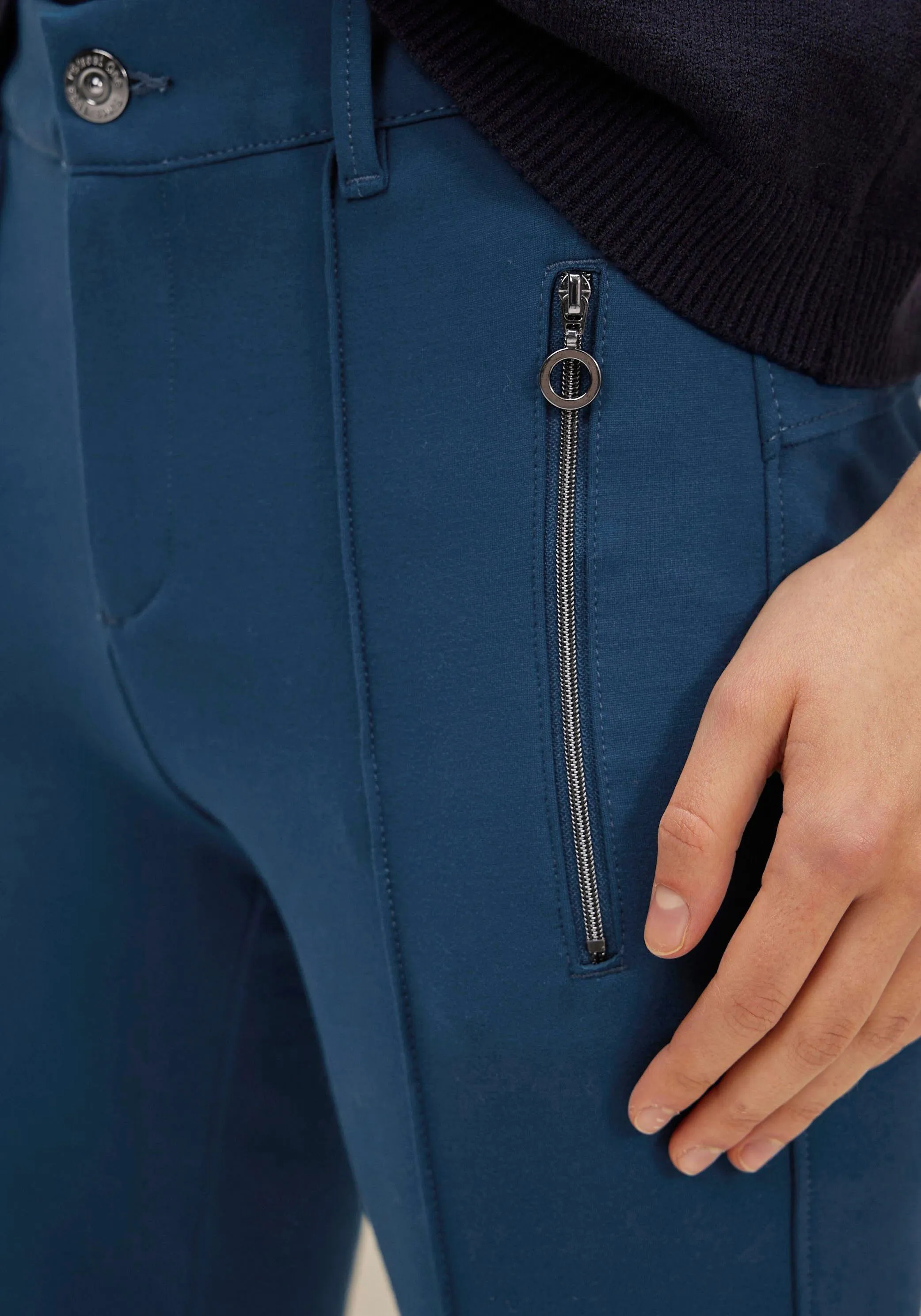STREET ONE 7/8BROEK YORK MET BIEZEN