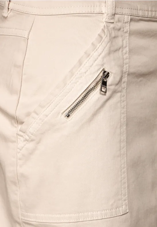 Street One Minirok met ritsdetail