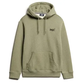 Superdry O-hals hoodie essential groen  