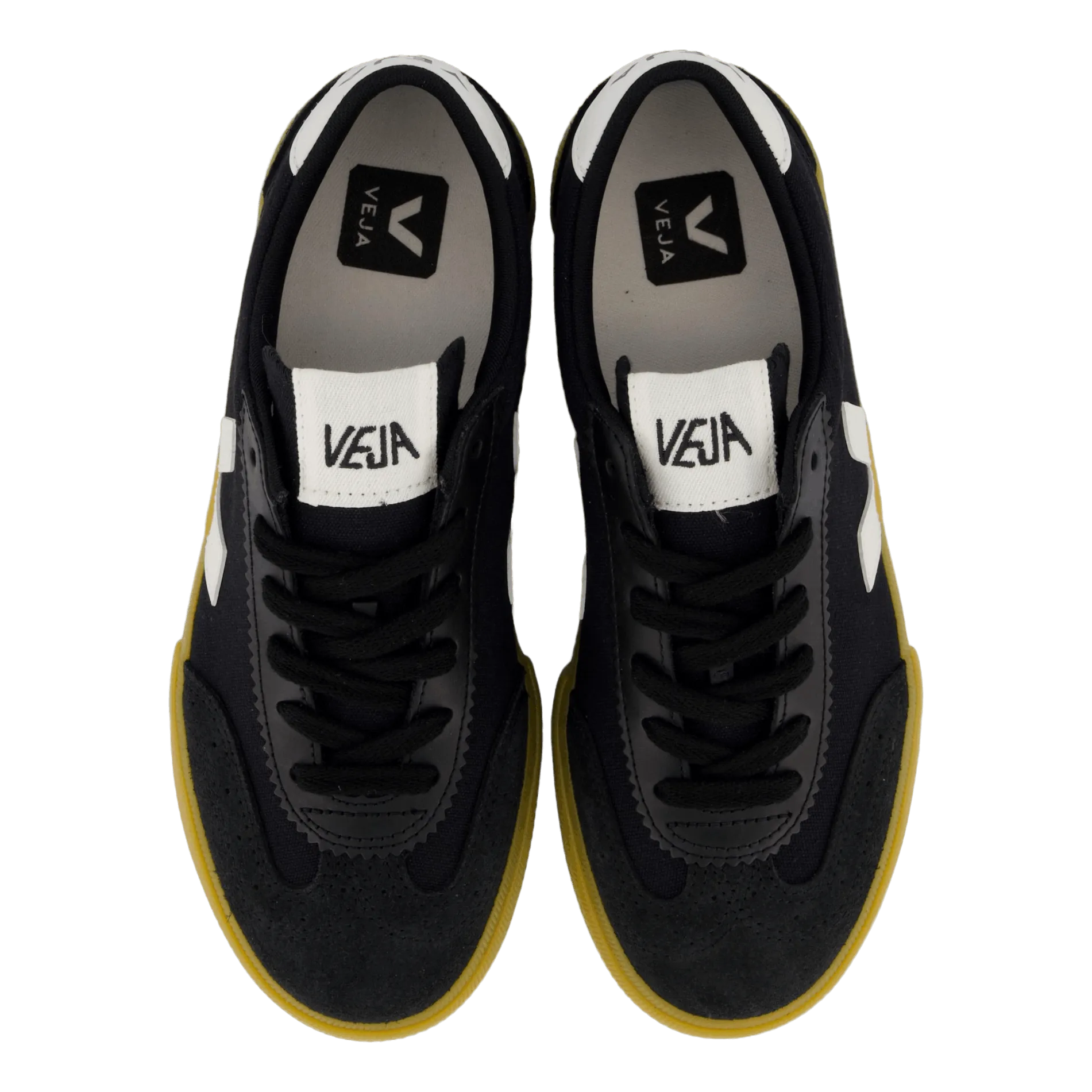 Veja schoenen Volley Volley Canvas Blck_white_natur