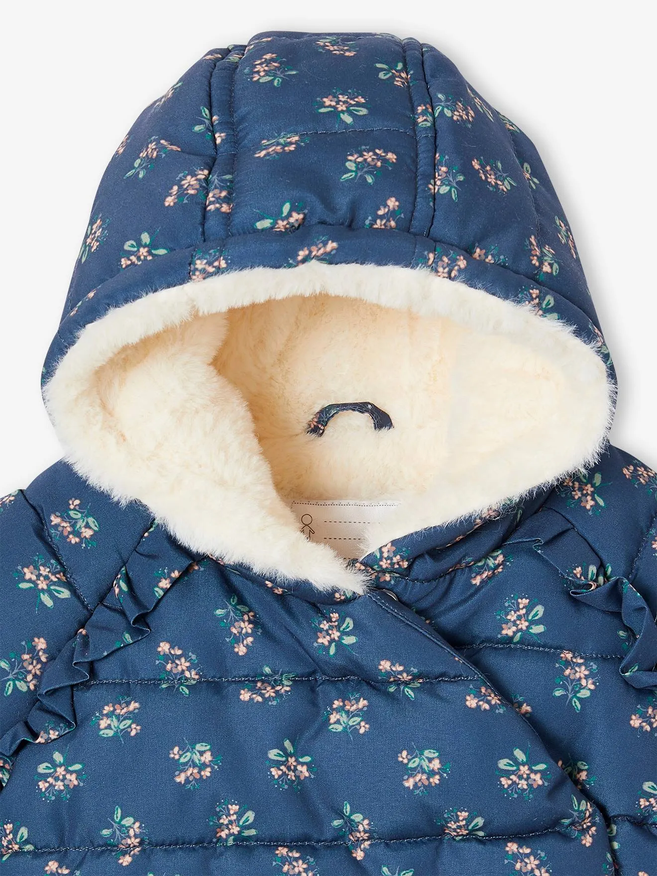 VERTBAUDET  ASYMMETRISCH DONSJACK MET VOERING BABY  POEDERROZE