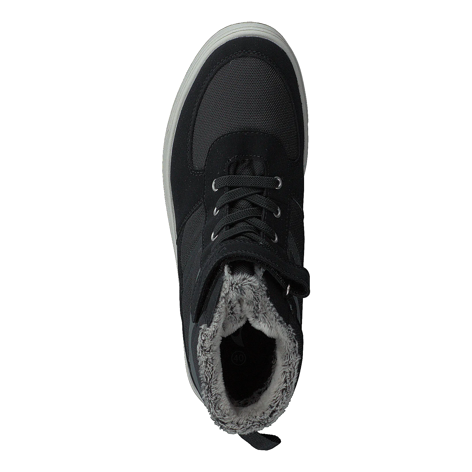 Viking schoenen Lucas Mid WP Warm Jr Black/Grey